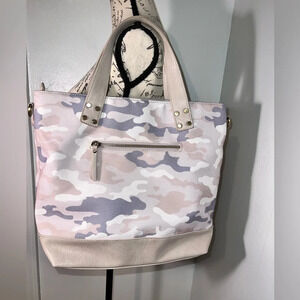 Anthropologie, Antik Kraft , camo front outer magnetic pouch, outer zip pouch